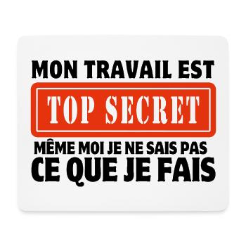 travail, travail humour, humour de travail - Tapis de souris (format paysage) - blanc - Devant