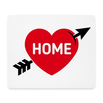 I Love My Home (Home Country / Hometown / 3C) - Mouse Pad (horizontal) - white - Front
