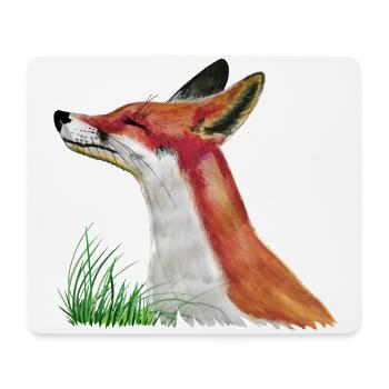 The little fox - Mouse Pad (horizontal) - white - Front