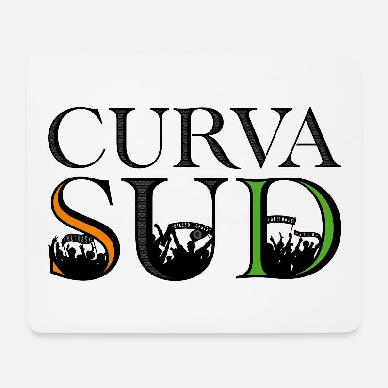 Curva Sud - Tapis de souris (format paysage) - blanc