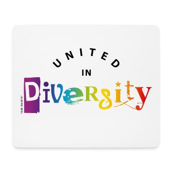 diversity/ Vielfalt 2 - Mousepad (Querformat) - Weiß - Vorne