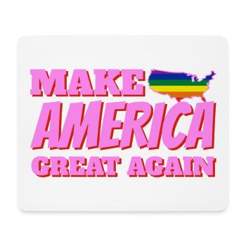 pride america queer gay lesbian love USA ÉTATS-UNIS - Tapis de souris (format paysage) - blanc - Devant