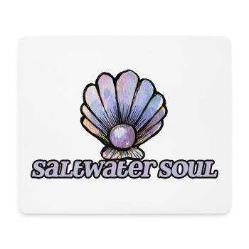 SeaWater Soul Muschelkunst - Mousepad (Querformat) - Weiß - Vorne
