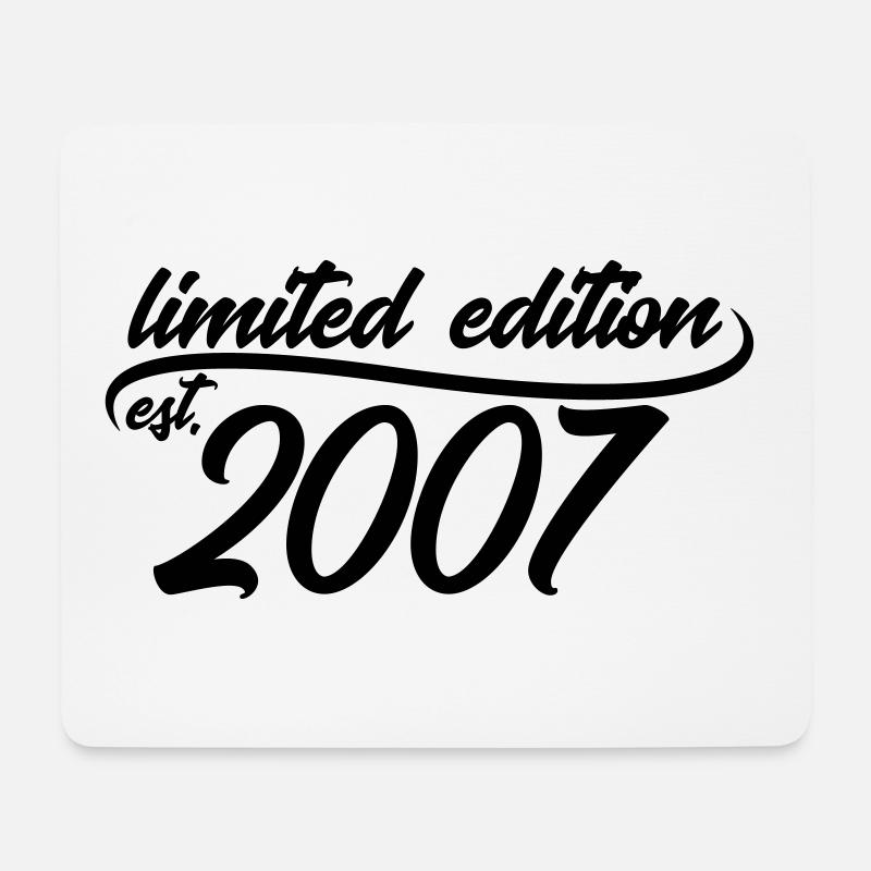 Limited Edition est 2007 - Mousepad (Querformat) - Weiß