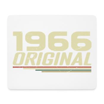 Born in 1966 Vintage 1966 Retro Birthday 1966 - Mouse Pad (horizontal) - white - Front