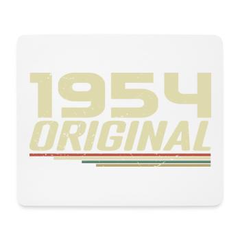 Born in 1954 Vintage 1954 Retro Birthday 1954 - Mouse Pad (horizontal) - white - Front