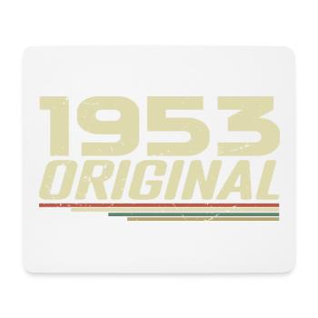 Jahrgang 1953 Jahrgang 1953 Retro Geburtstag 1953 - Mousepad (Querformat) - Weiß - Vorne