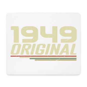 Jahrgang 1949 Jahrgang 1949 Retro Geburtstag 1949 - Mousepad (Querformat) - Weiß - Vorne