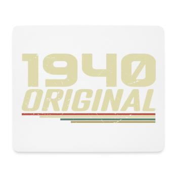 Born in 1940 Vintage 1940's Retro Anniversary 1940's - Mouse Pad (horizontal) - white - Front
