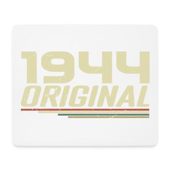 Born in 1944 Vintage 1944 Retro Birthday 1944 - Mouse Pad (horizontal) - white - Front