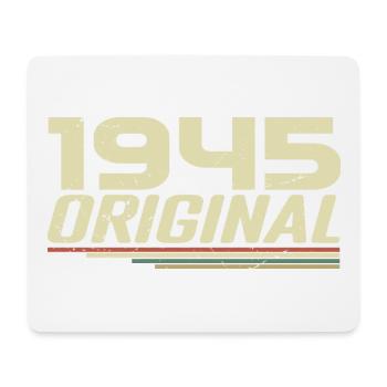 Né en 1945 Vintage 1945 Anniversaire Rétro 1945 - Tapis de souris (format paysage) - blanc - Devant