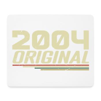 Born in 2004 Vintage 2004 Retro Birthday 2004 - Mouse Pad (horizontal) - white - Front
