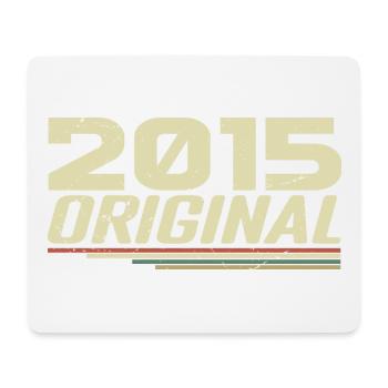 Born in 2015 Vintage 2015 Retro Anniversary 2015 - Mouse Pad (horizontal) - white - Front