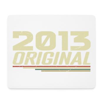 Born in 2013 Vintage 2013 Retro Birthday 2013 - Mouse Pad (horizontal) - white - Front