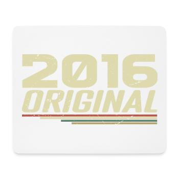 Born in 2016 Vintage 2016 Retro Anniversary 2016 - Mouse Pad (horizontal) - white - Front