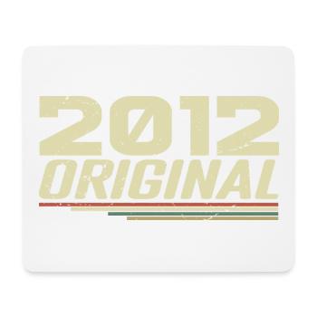Born in 2012 Vintage 2012 Retro Anniversary 2012 - Mouse Pad (horizontal) - white - Front