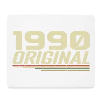 Jahrgang 1990 Jahrgang 1990 Retro Jubiläum 1990 - Mousepad (Querformat) - Weiß - Vorne