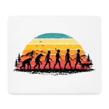 Dog Walker Gift for Dog Trainer - Mouse Pad (horizontal) - white - Front
