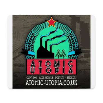 Atomic Utopia - Website Promo - Mouse Pad (horizontal) - white - Front