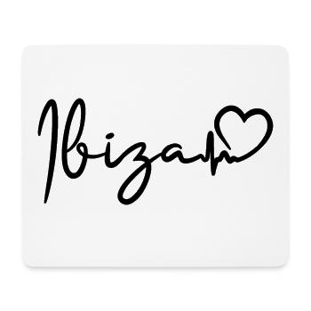 Ibiza heartbeat - Mouse Pad (horizontal) - white - Front