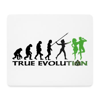 Entwicklung hin zu traditionellem irischem Tanz - Mousepad (Querformat) - Weiß - Vorne