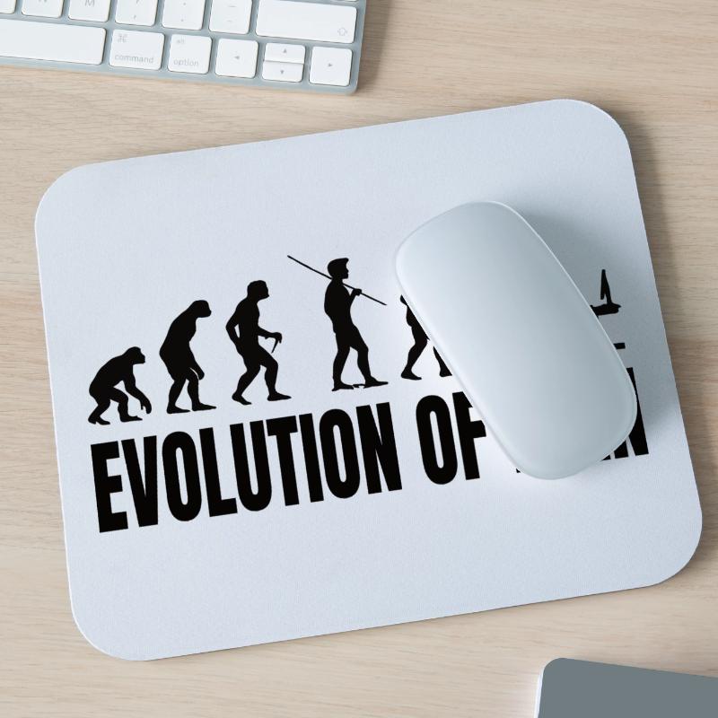 Programmierer Computerfreak Evolution Mousepad (Querformat)