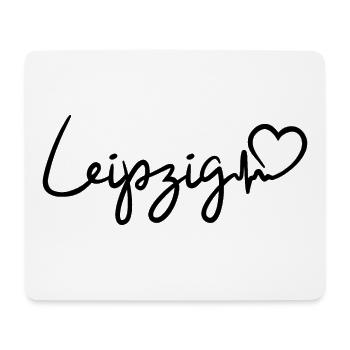 Leipzig heartbeat - Mouse Pad (horizontal) - white - Front