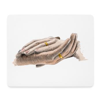 Hochzeit - Mousepad (Querformat) - Weiß - Vorne