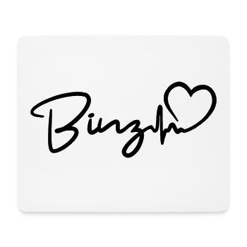Binz heartbeat Baltic Sea seaside resort Binz - Mouse Pad (horizontal) - white - Front