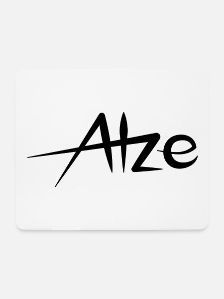 Atze - Mousepad (Querformat) - Weiß