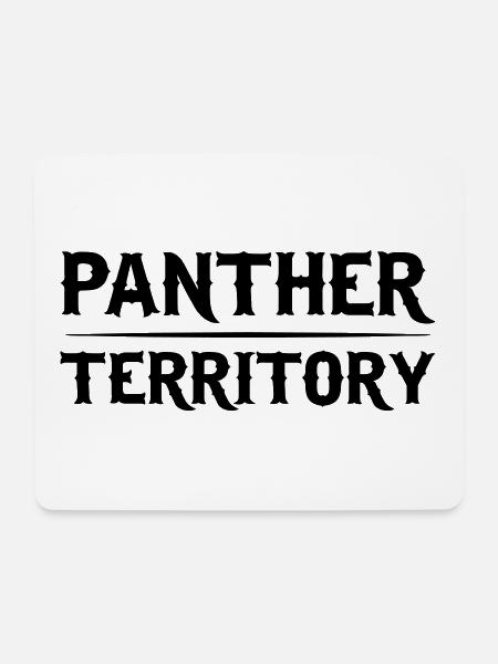 Panther territory - Mousepad (Querformat) - Weiß