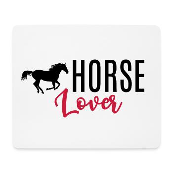 Horse lover horse rider equestrian gift - Mouse Pad (horizontal) - white - Front