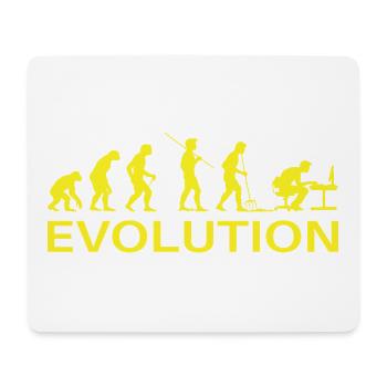 Gaming Evolution PC Jaune - Tapis de souris (format paysage) - blanc - Devant