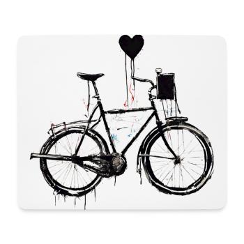 Tee-shirt Sweat Love Ride Tee - Tapis de souris (format paysage) - blanc - Devant