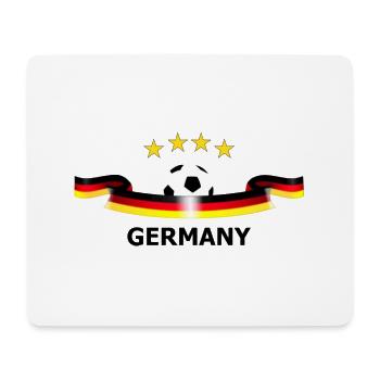 Deutschland Fußball Design - Mousepad (Querformat) - Weiß - Vorne