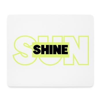 Sunshine Sonne Sommer Strand Geschenk Geschenkidee - Mousepad (Querformat) - Weiß - Vorne