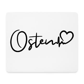 Osten Herzschlag - Mousepad (Querformat) - Weiß - Vorne