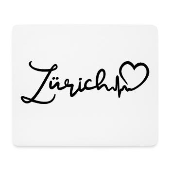 Zurich Heartbeat - Mouse Pad (horizontal) - white - Front