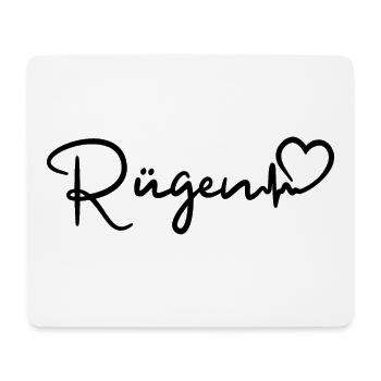 Rügen Herzschlag - Mousepad (Querformat) - Weiß - Vorne