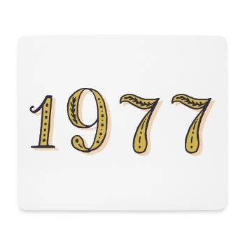1977 Vintage 1977 Birthday Gift - Mouse Pad (horizontal) - white - Front