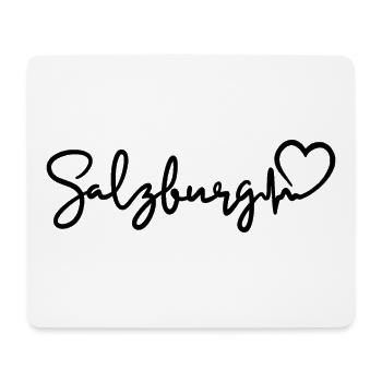 Salzburg Herzschlag - Mousepad (Querformat) - Weiß - Vorne