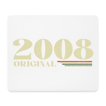 Original 2008 Vintage 2008 Retro Anniversary 2008 - Mouse Pad (horizontal) - white - Front