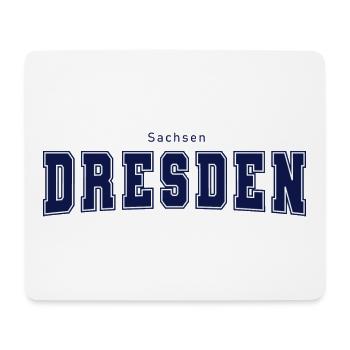 Dresden - Mousepad (Querformat) - Weiß - Vorne