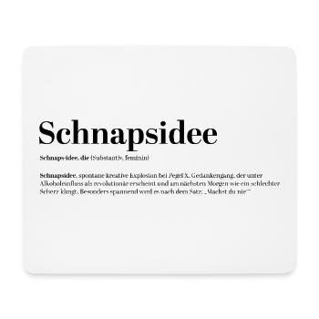Crazy idea definition fun fun funny - Mouse Pad (horizontal) - white - Front