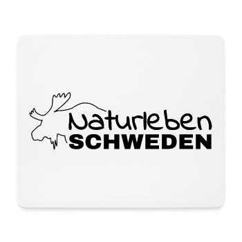 Logo Naturleben Schweden - Mousepad (Querformat) - Weiß - Vorne