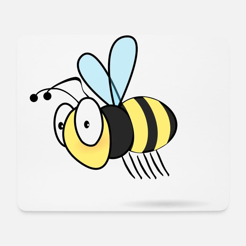 honeybee - Mouse Pad (horizontal) - white