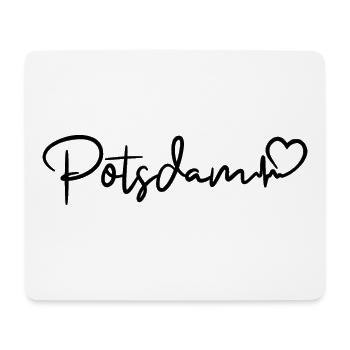 Potsdam Herzschlag - Mousepad (Querformat) - Weiß - Vorne