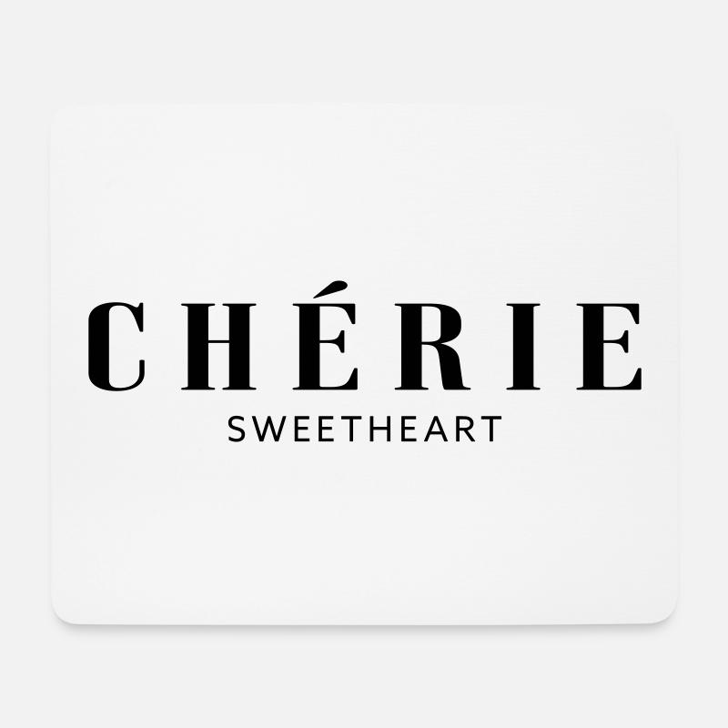 Cherie Sweetheart - Mousepad (Querformat) - Weiß