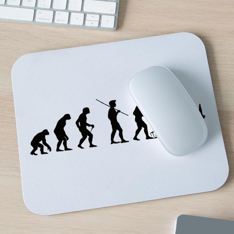 Programmierer Evolution Informatiker Entwickler Mousepad (Querformat)