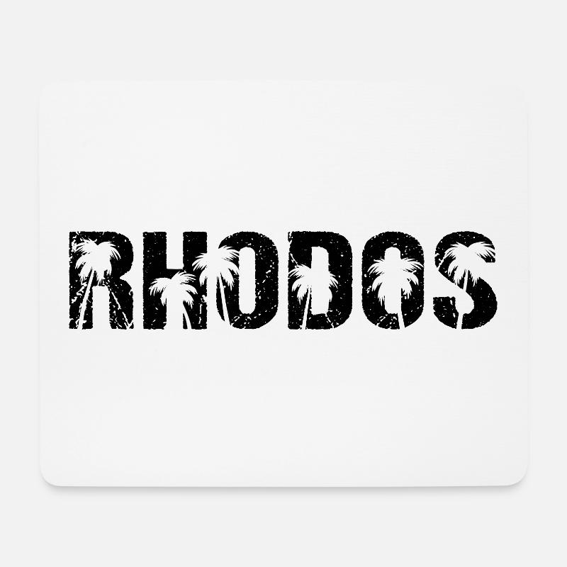 Rhodos Griechenland Insel Rhodos - Mousepad (Querformat) - Weiß